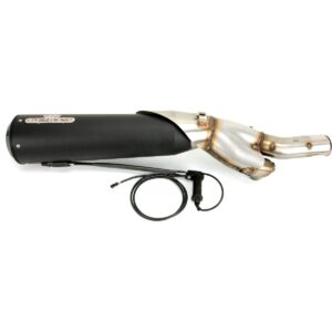 Black Apex Wrinkle Electronically Adjustable Exahust - EP-251048-NC for 2021-2026 Harley-Davidson Sportster S - RH1250S Motorcycles