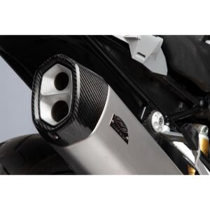 Nomad Black Electronically Adjustable Exhaust w/Carbon Heatshield - EP150518NC for 2014-2018 BMW R1200GS and 2014-2018 BMW R1200GS Adventure Motorcycles